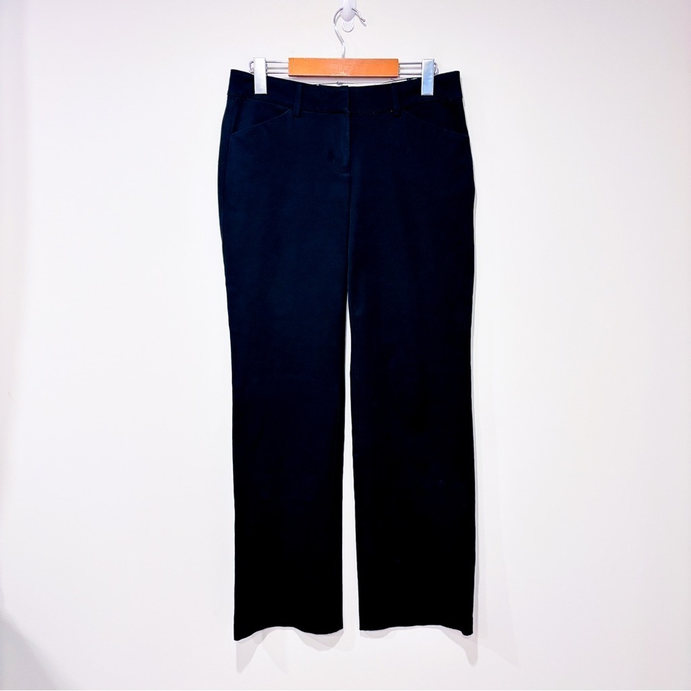 ALFRED SUNG – Black straight-leg‎ dress pants *
